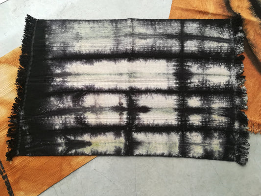Rug (80X55 cm): shibori black