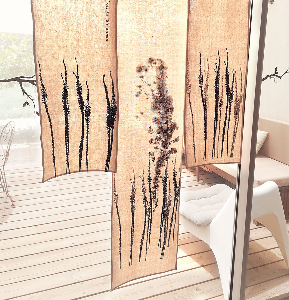 Curtain: textile panel